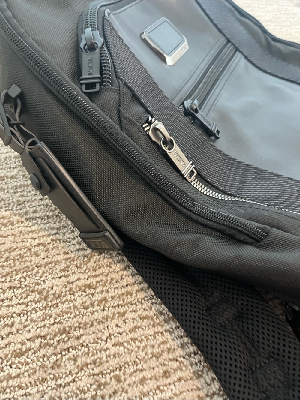 Tumi Alpha Bravo Davis Black Backpack - Picture 3 of 6